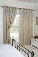 Diandra Natural Eco Black Out Thermal Eyelet Pair of Curtains