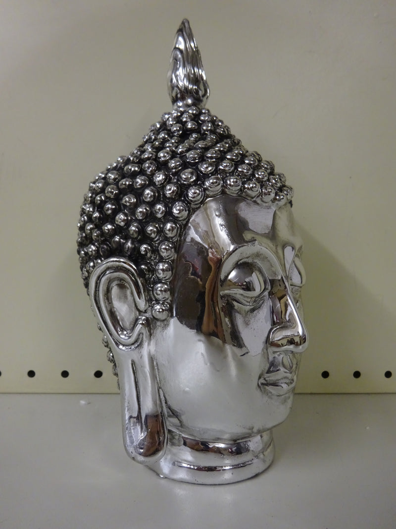 Silver Thai Buddha Head Ornament