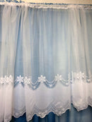 Net Curtain 40" 102 cm drop Design 3964