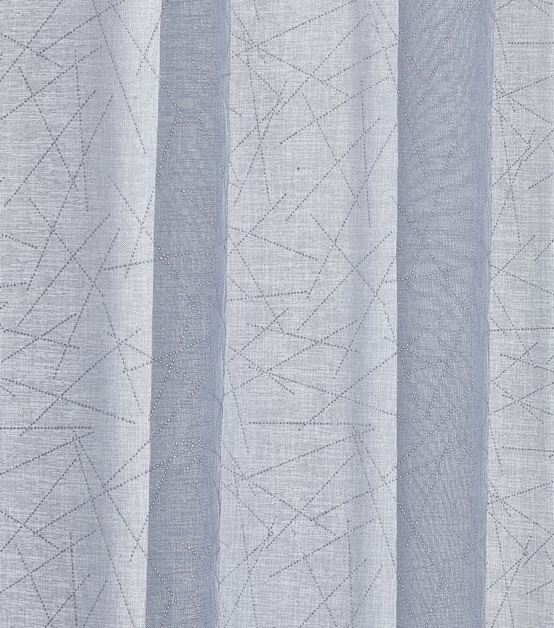 Silver Aries Eyelet Voile Panel