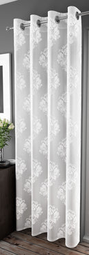 Anika White Eyelet Voile Panel