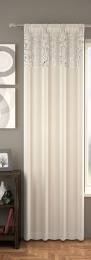 Arran Slot Top Voile Panel Cream/Champagne