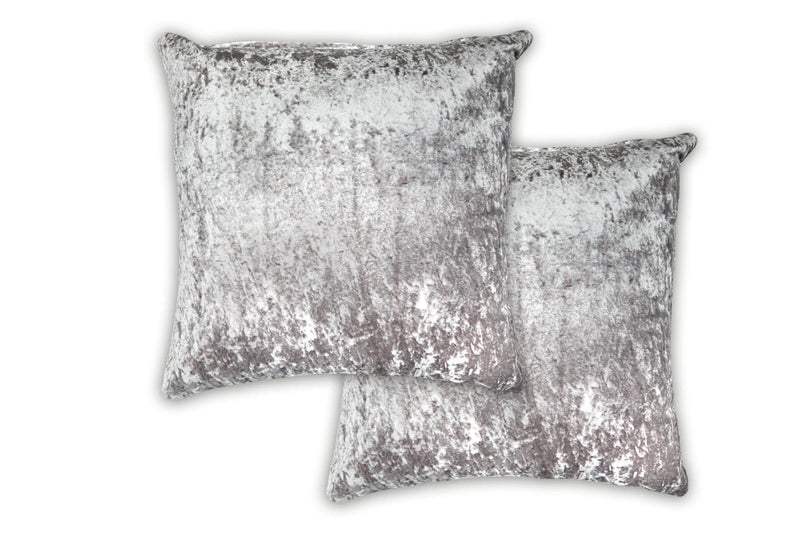 Crushed Velvet – Luxury Cushion Cover in Silver