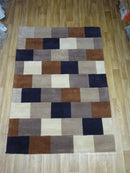 Woodland Brown Rug 100% Wool