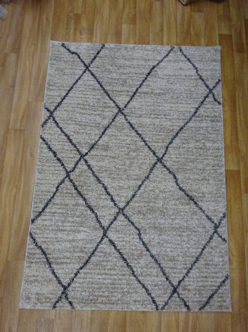 Atlas Cream & Grey Rug