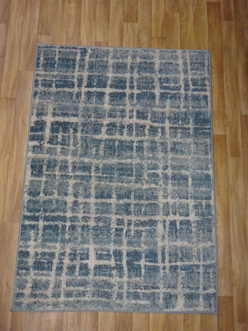 Zarah Blue & Cream Rug