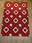 Viva Red & Terracotta Rug 120 x 170 cm 4' x 5'7"