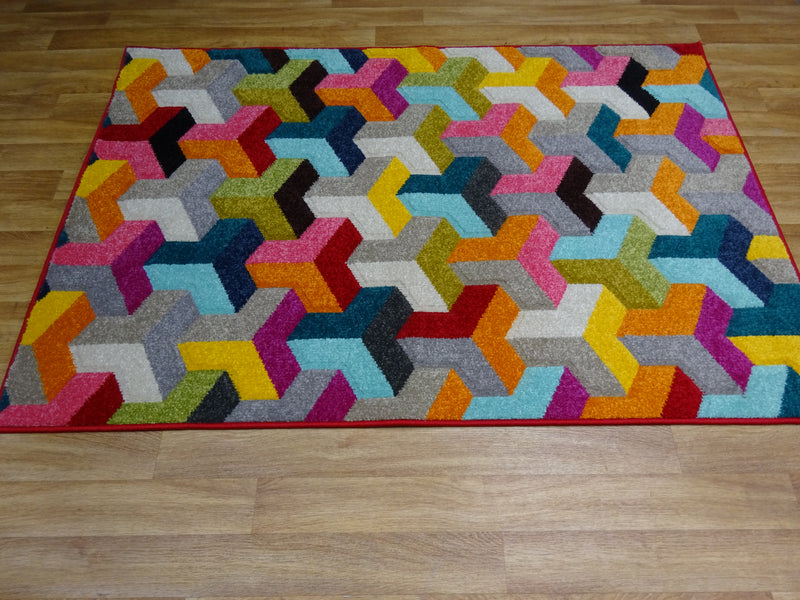 Piccadilly Multi Colour Rug 120 x 170 cm