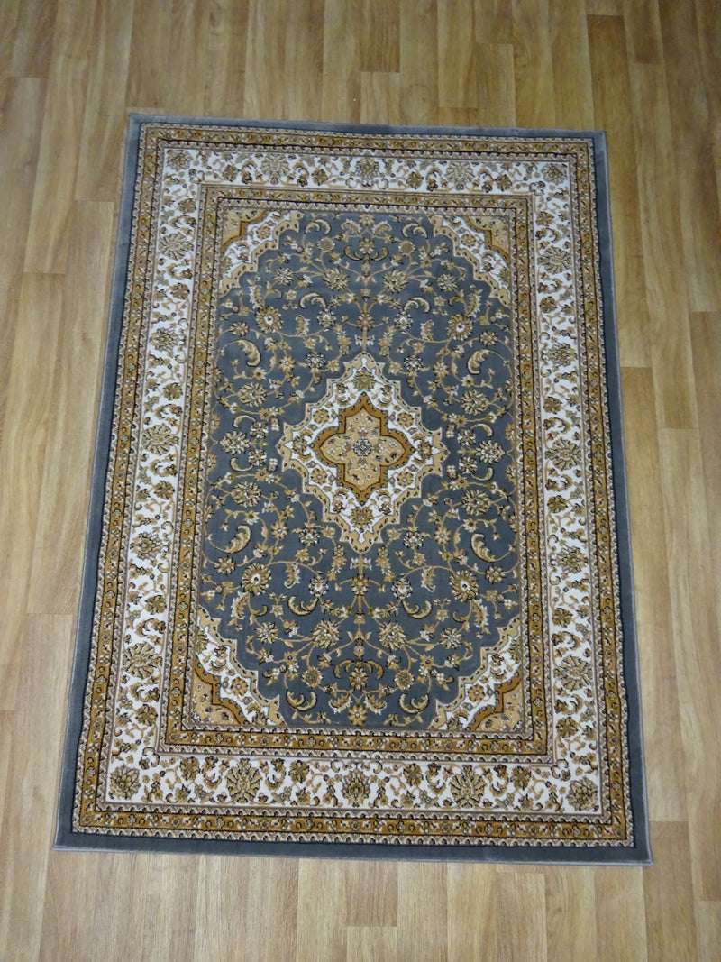 Ottoman Green and Gold Rug 120 x 170 cm