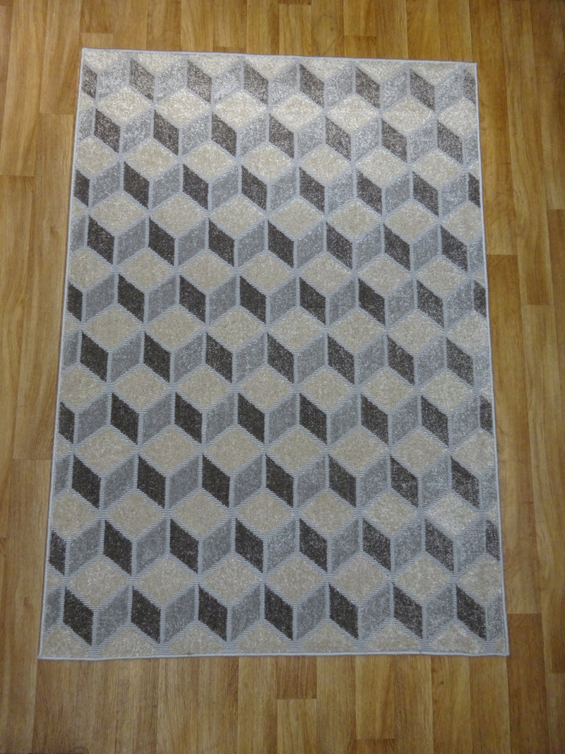 Cavello Grey Rug120 x 170 cm 4' x 5'7"  Indoor/Outdoor