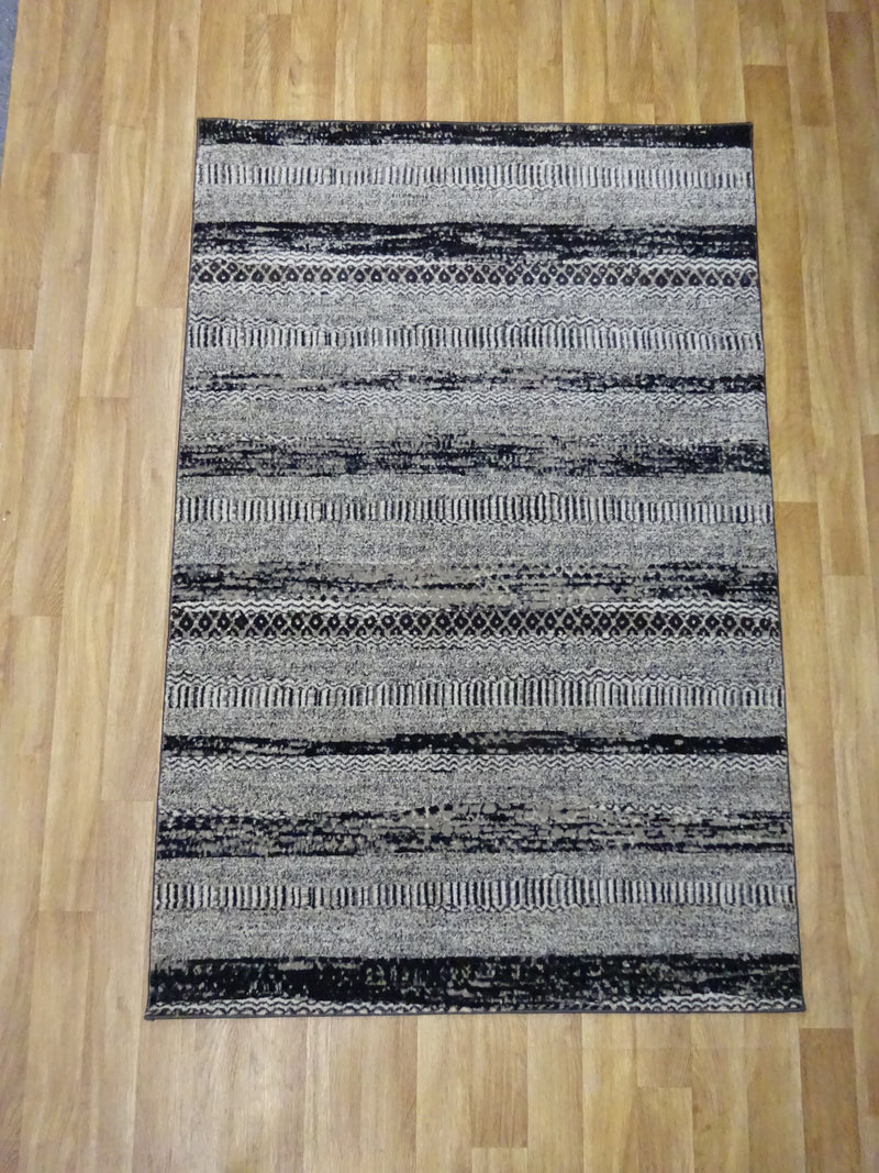 Florenza Grey Modern Rug 120 x 170 cm 4' x 5'7"