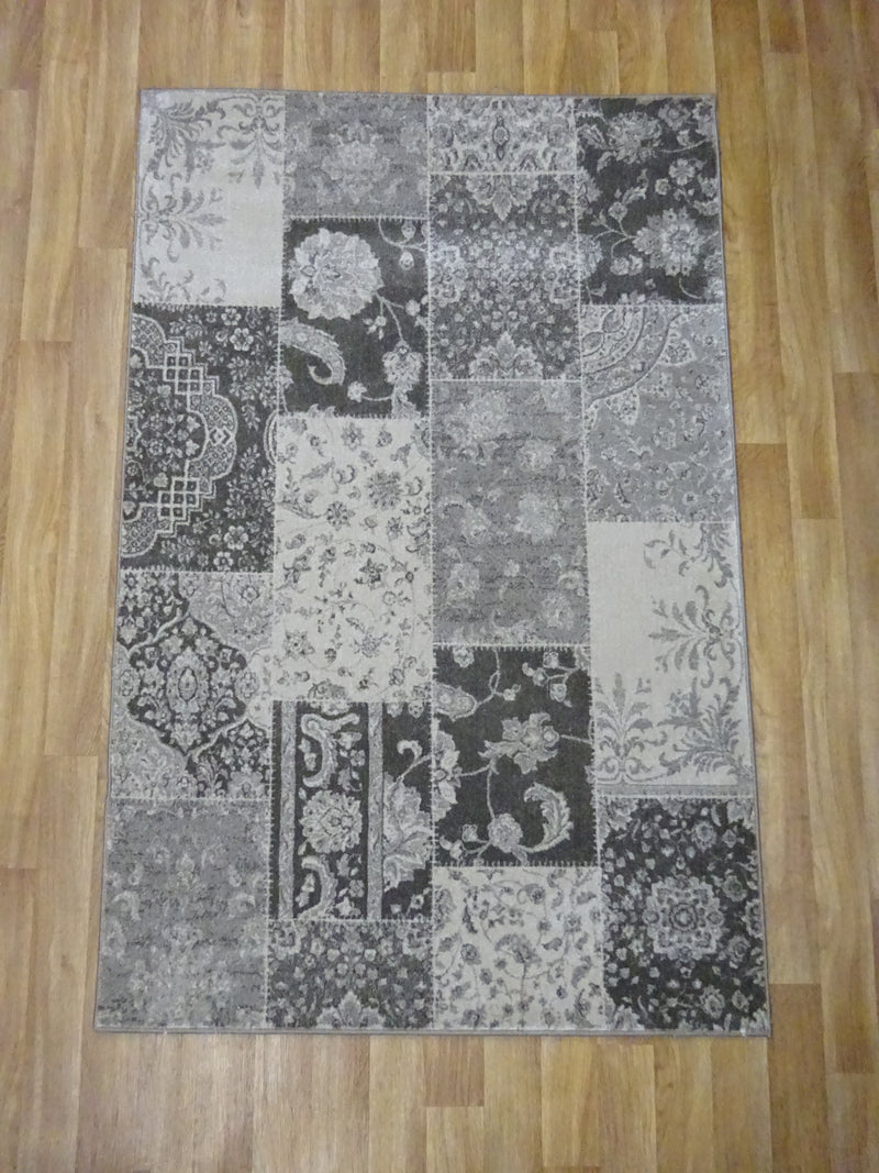 Grey Richmond Rug 120 x 180 cm 4' x 5'10"