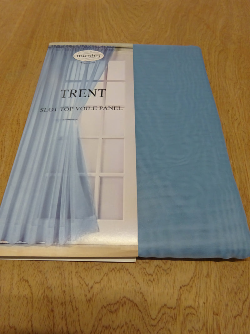Trent Sky blue Slot Top Voile Panels