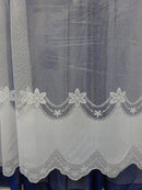 Net Curtain 40" 102 cm drop Design 3964