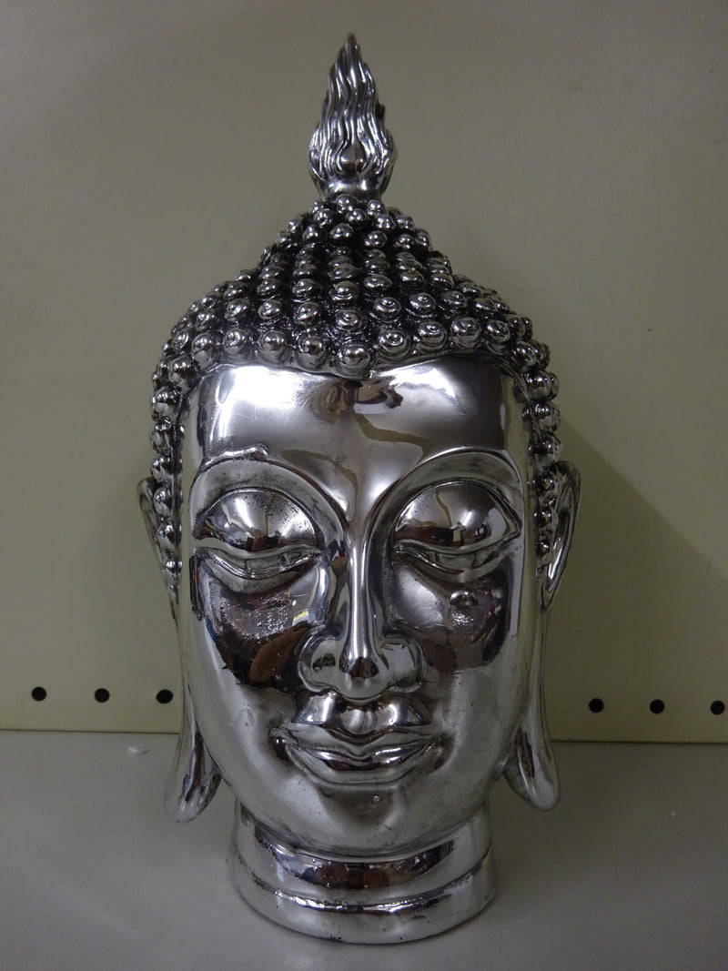 Silver Thai Buddha Head Ornament