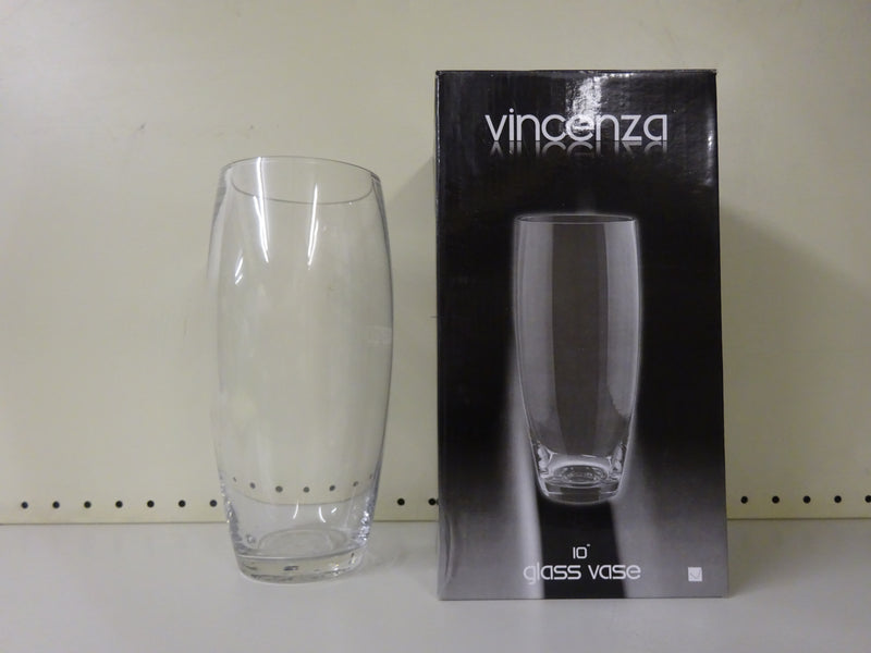 Vincenza Plain Clear Glass Vase