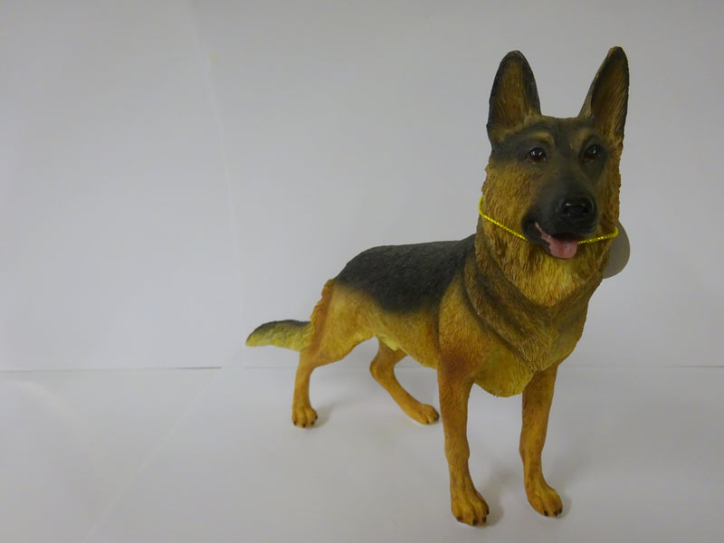 German Shepherd Alsatian Figurine Ornament