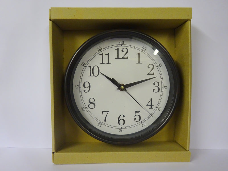 Bronze Effect Wall Clock