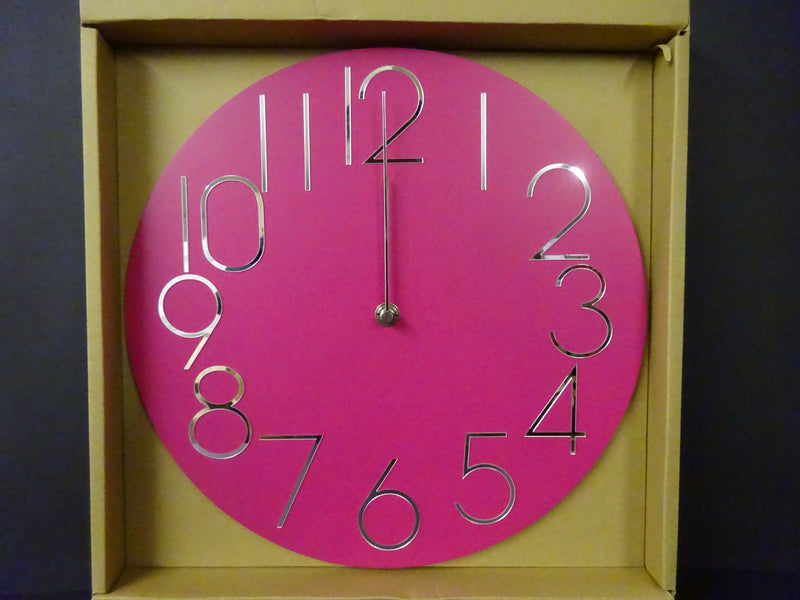 Pink Wall clock
