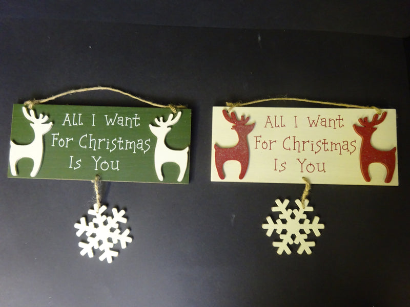 Christmas Hanging Plaques