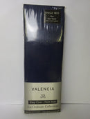Single Flat Sheet Easy Care Non Iron Navy Blue