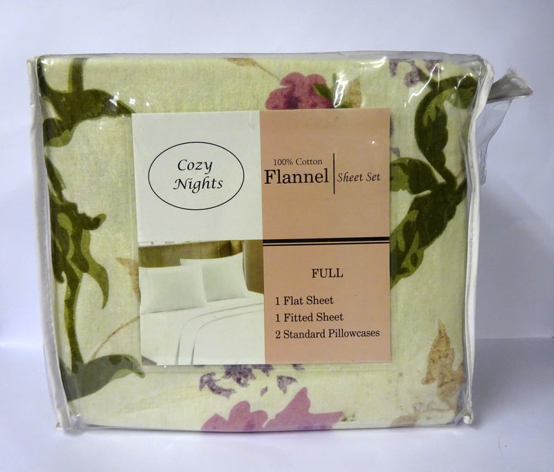 King size Flannelette Sheet Set