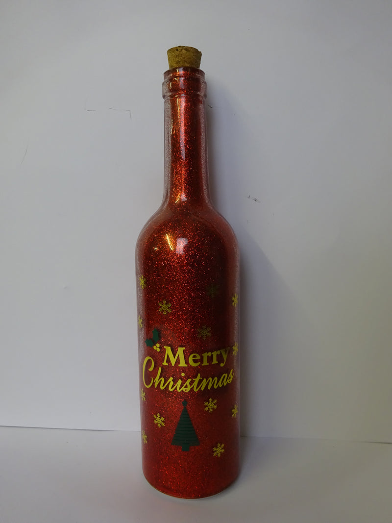 Merry Christmas Light up Bottle