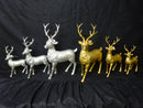 Christmas Reindeers Solid Resin, Free Standing