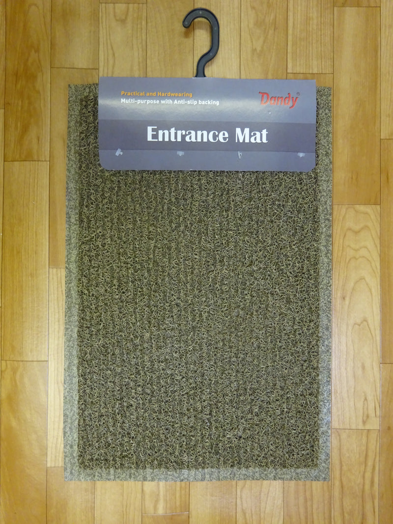 Entrance Noodle Mat Brown Anti-Slip