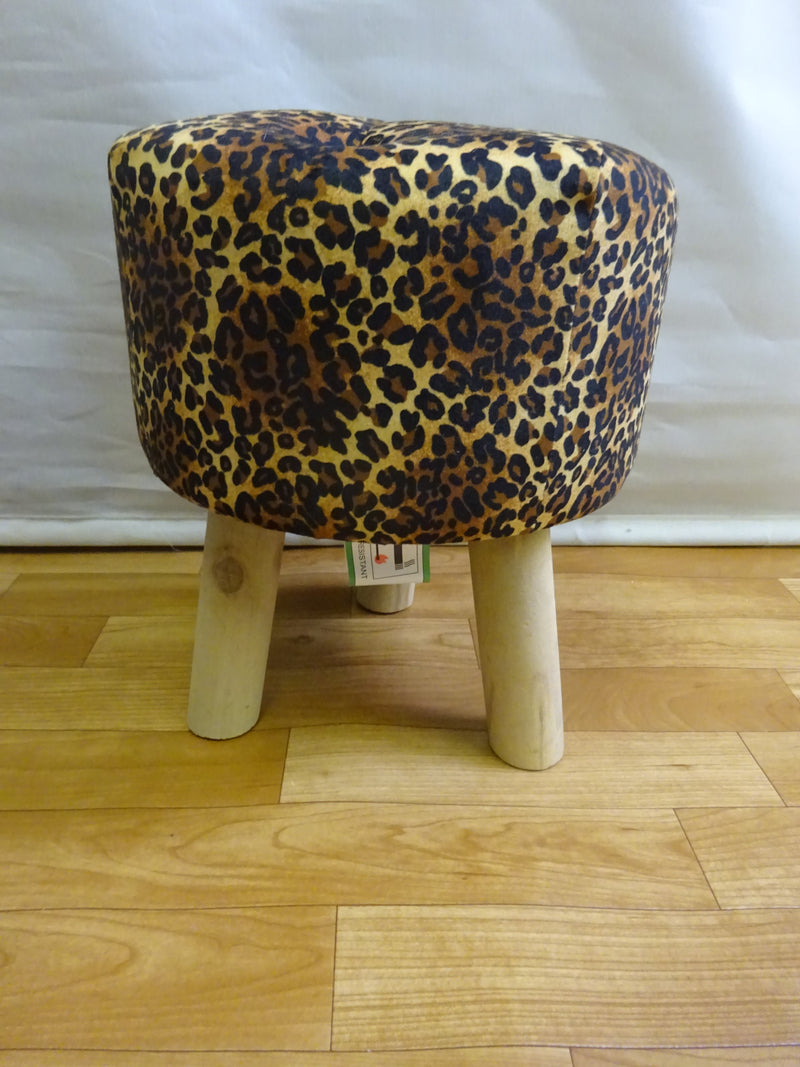 Luxury Wooden Velvet Stool Wild Side Chair Seat