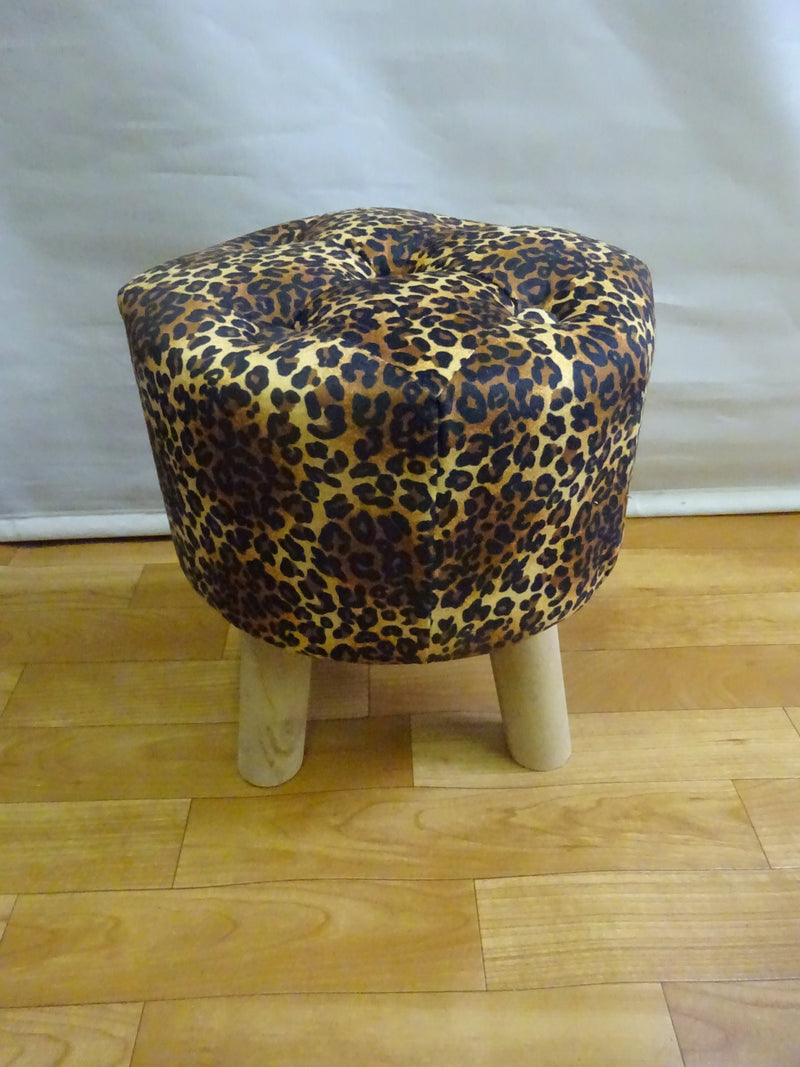 Luxury Wooden Velvet Stool Wild Side Chair Seat