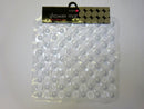 BATH SHOWER MAT NON SLIP PVC BATHROOM RUBBER MATS ANTI SLIP SUCTION 43 X 43 cm