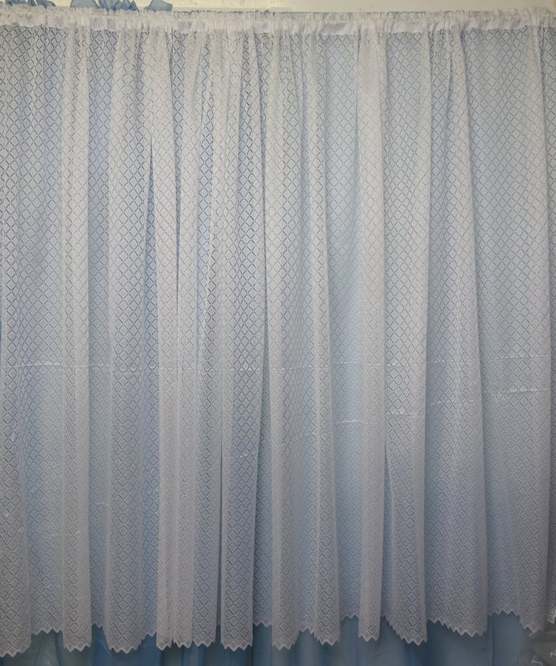Net Curtain 54" 137 cm drop Design 4044
