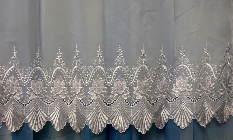 Voile Embroidered