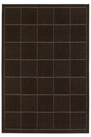 Black Flatweave Anti-slip Rug