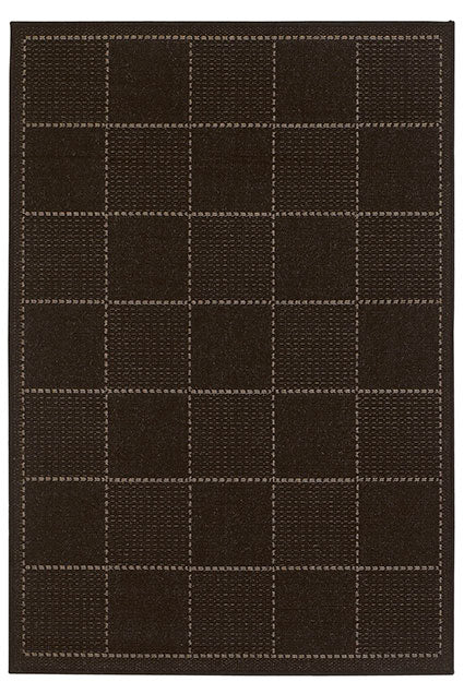 Black Flatweave Anti-slip Rug