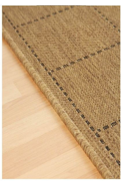 Brown Flatweave Anti-slip Rug