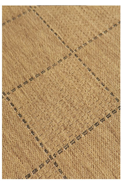 Brown Flatweave Anti-slip Rug