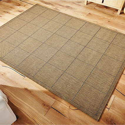 Brown Flatweave Anti-slip Rug