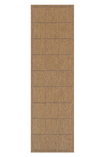 Brown Flatweave Anti-slip Rug