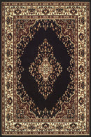 Keshan Black Rug
