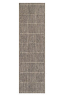 Grey Flatweave Anti-slip Rug