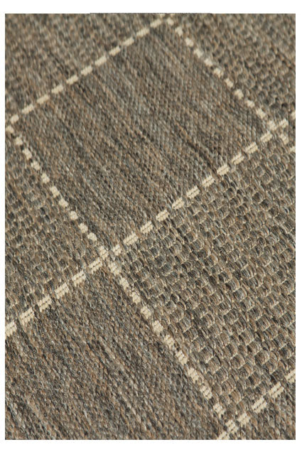 Grey Flatweave Anti-slip Rug