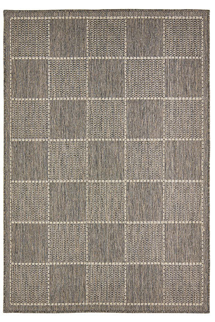 Grey Flatweave Anti-slip Rug