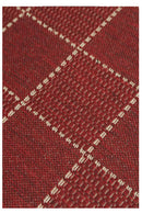 Red Flatweave Anti-slip Rug