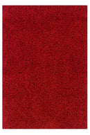 Elsa Red Shaggy Rug