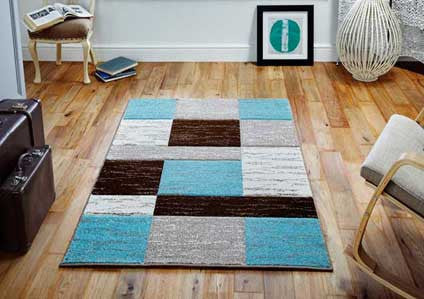 Viva Brown & Teal Rug