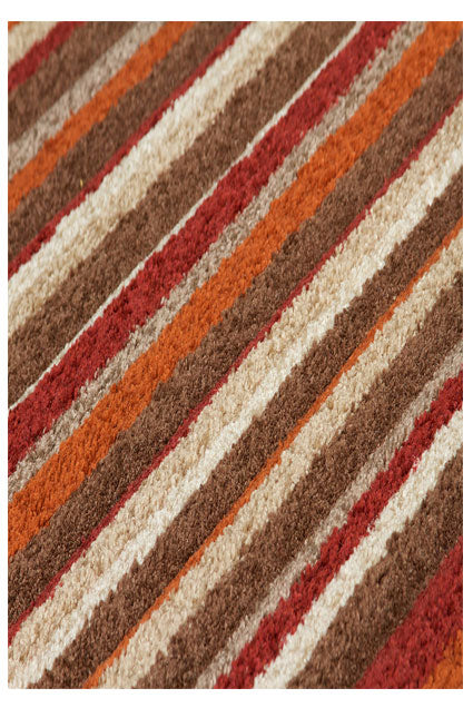 Portland Beige & Terracotta Rug