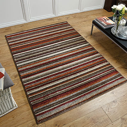 Portland Beige & Terracotta Rug