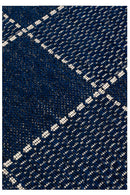 Blue Flatweave Anti-slip Rug